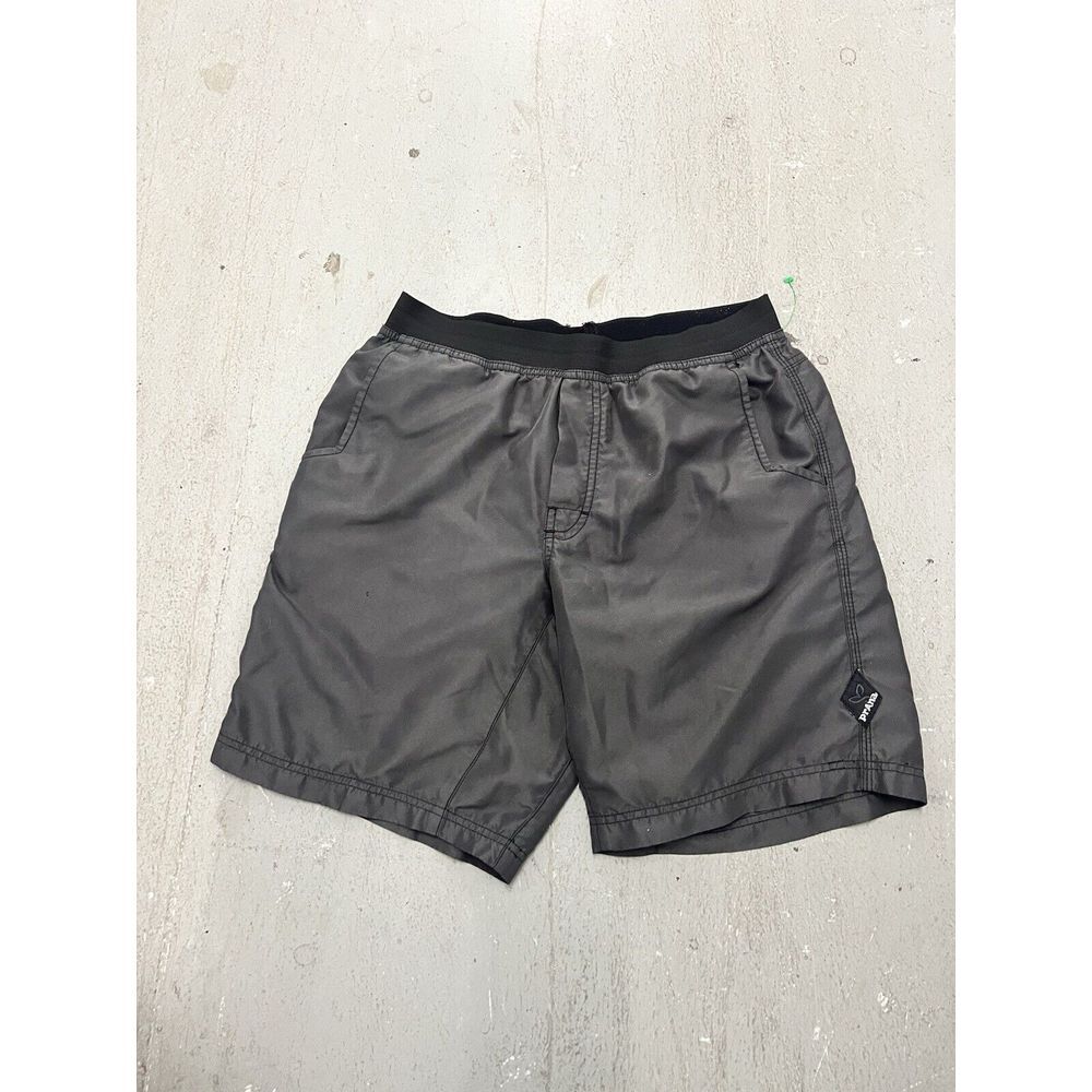 Prana Women's Black Nylon Hiking Shorts Size‎ S Casual Outdoor Active Drawstring